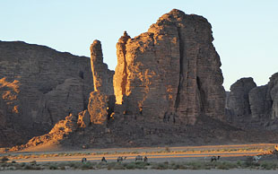 Die Felskolosse von Tikoubaouene, Tassili 'Ajjer, Algerien