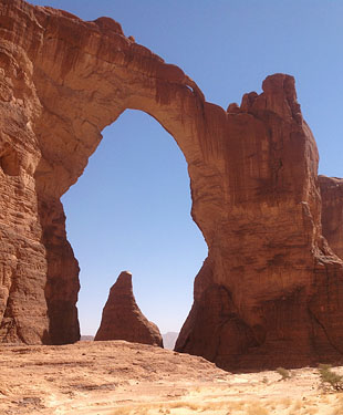 Felsbogen von Aloba, Ennedi, Tschad