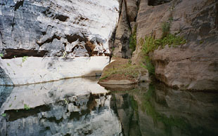 Guelta von Essendilène bei Djanet, Algerien