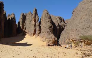 Die Felstürme von Intorha, Tassili Immidir, Algerien