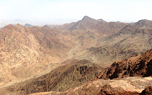 Gebirgslandschaft Trekking St. Katharina, Sinai