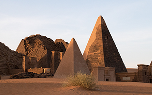 Pyramiden von Meroe, Sudan