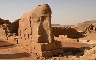 Elefantenstatue in Musawwarat, Sudan