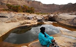 Oase Iherir, Algerien